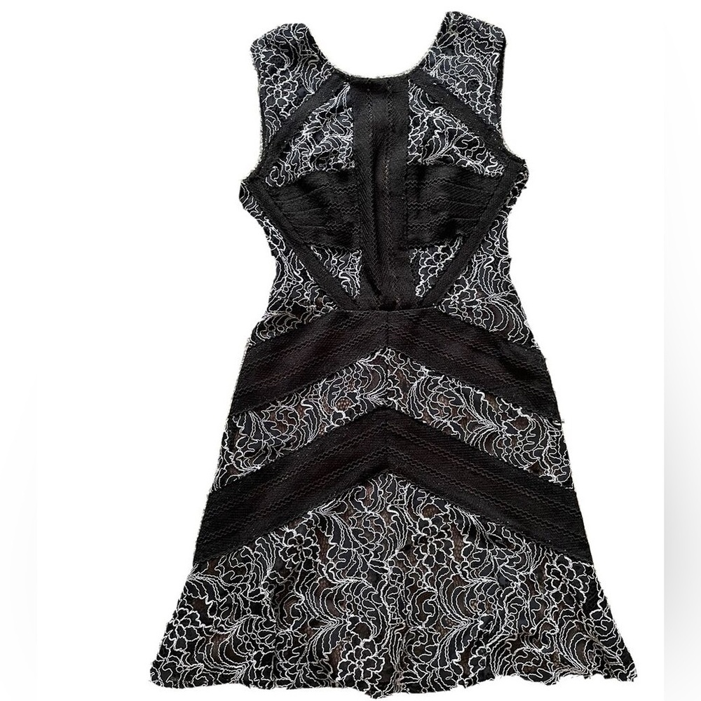 BCBGMAXAZRIA Black Lace Dress